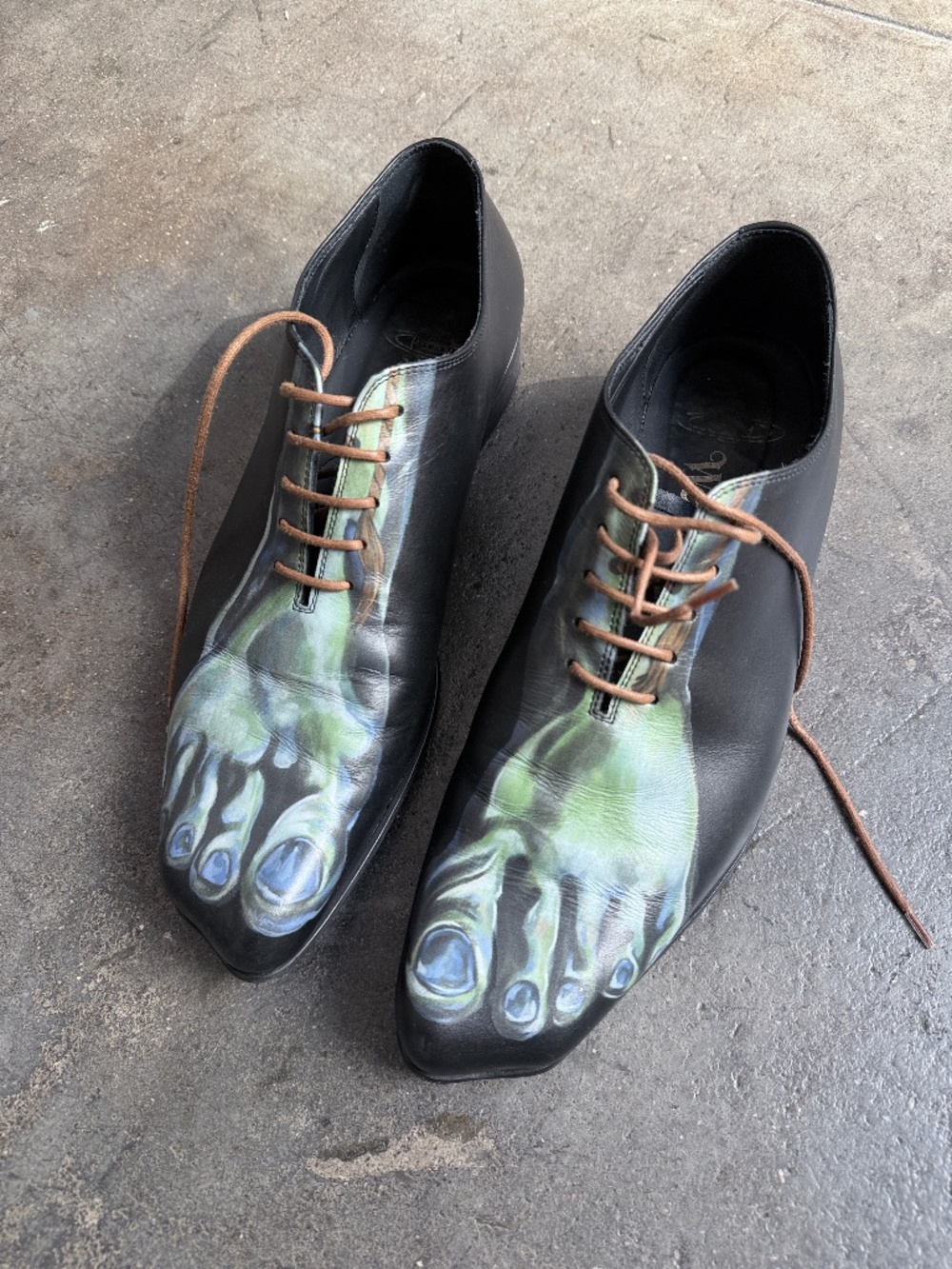 Vivienne Westwood 1600$ Sold Out Tuesday Monster Lace Up 1 Piece Shoe